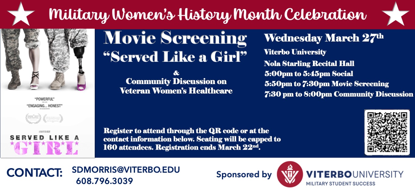 Military Women's History Month Celebration Viterbo University