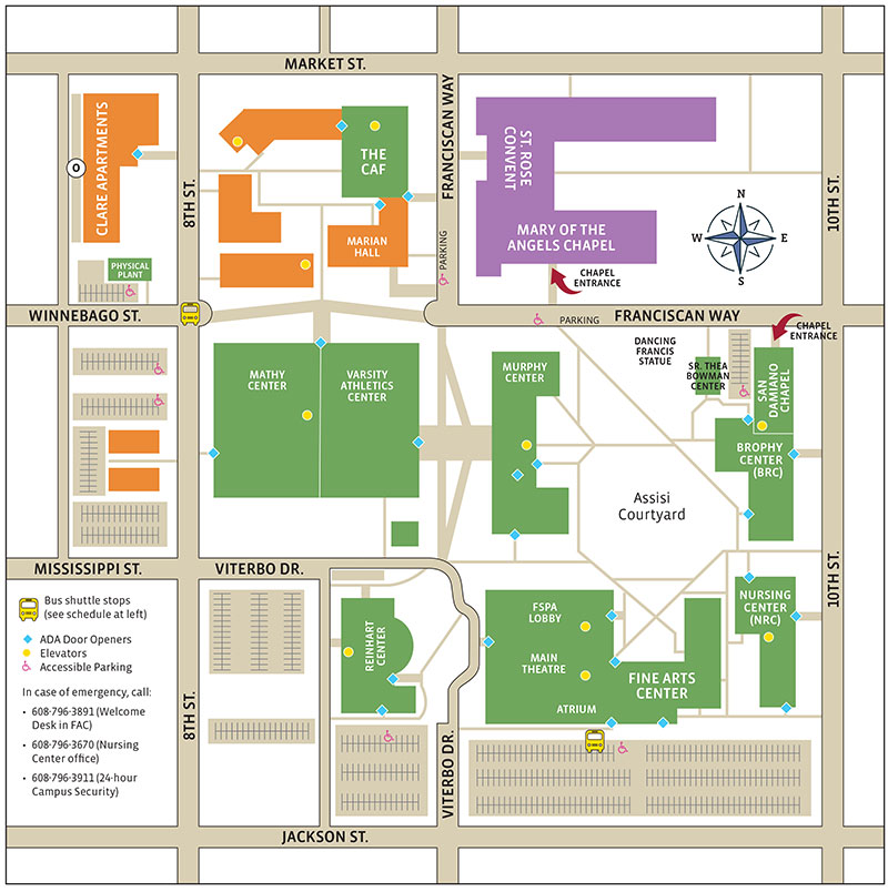 AFCU Campus Map