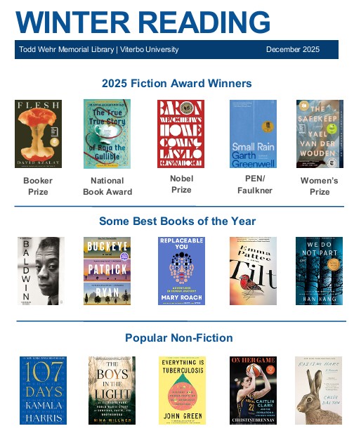 Todd Wehr Memorial Library Winter Reading List