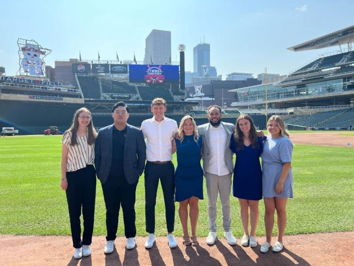 Alina Garstka's Minnesota Twins interns capstone group