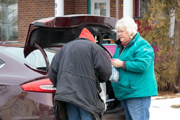 When the pandemic closed the Franciscan Hospitality House she managed, Susan Rieple Graf took to the streets to help people who were homeless and others in need.