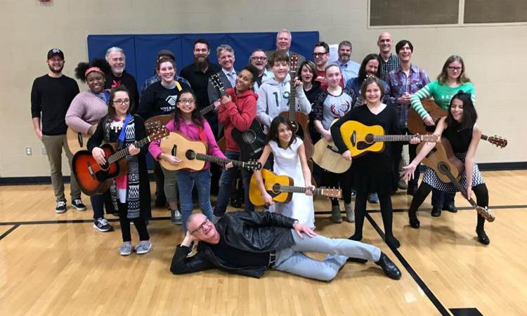 Mathy Center Boys & Girls Club guitar concert