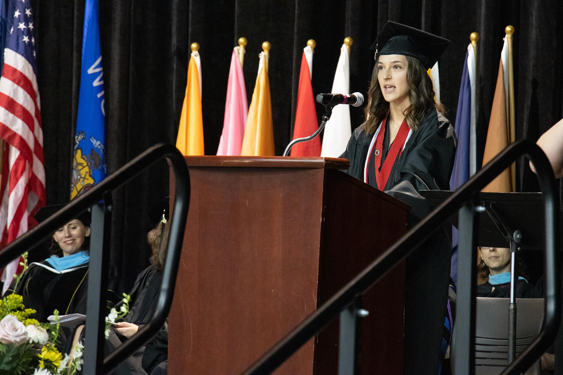 Lana Yeakel commencement speech