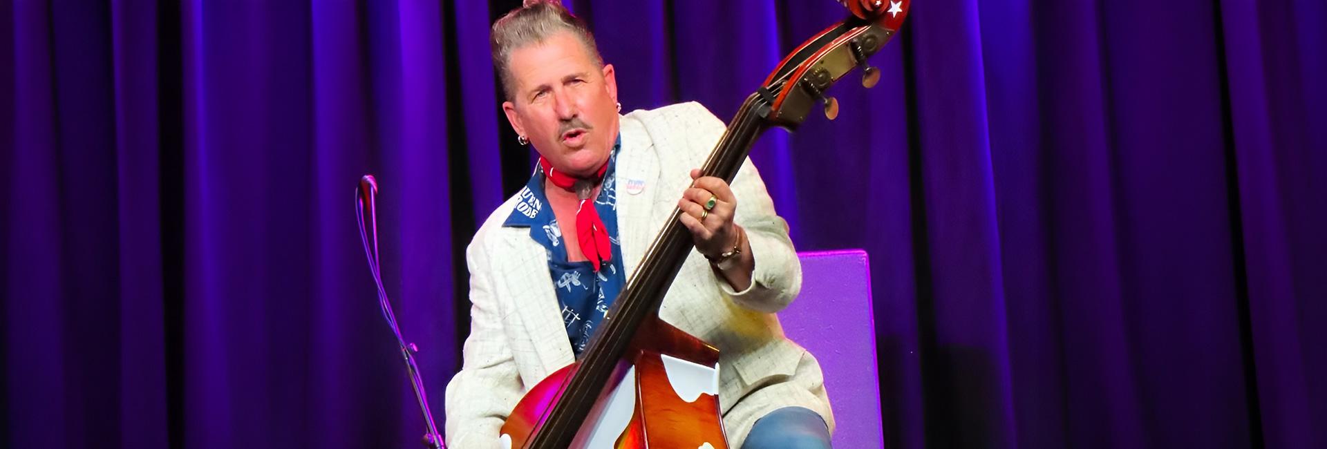 Lee Rocker of the Stray Cats