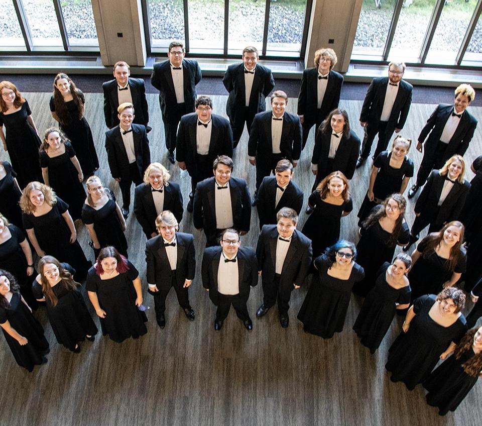 Music Students posing