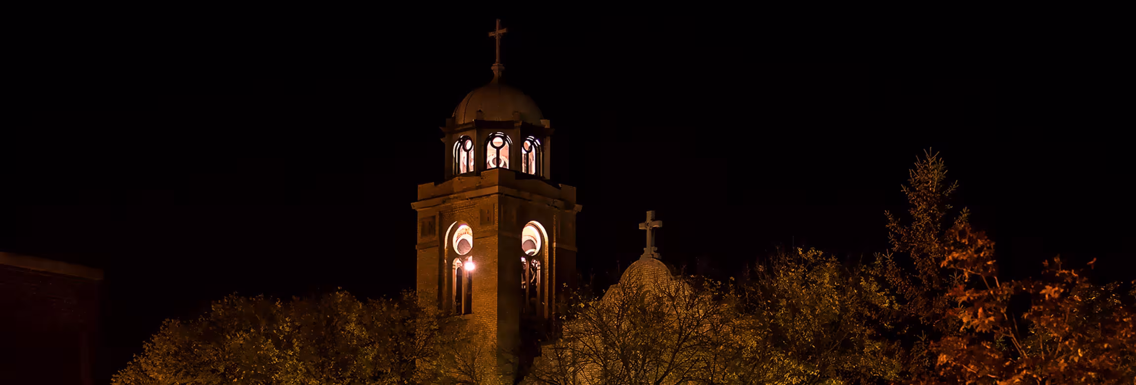 San Damiano at night