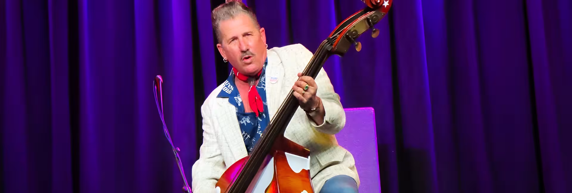 Lee Rocker of the Stray Cats