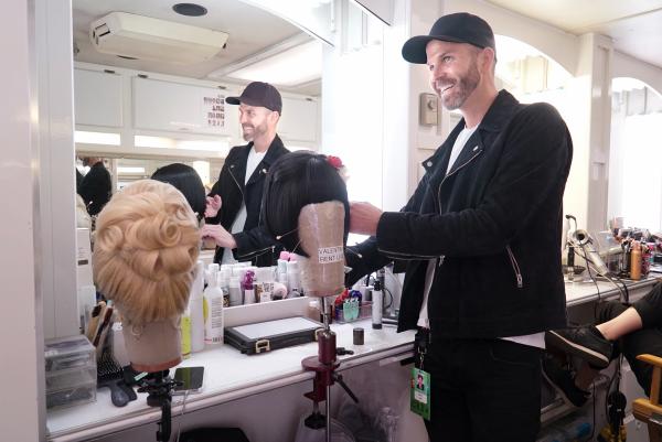 Barry Lee Moe is a rising star among entertainment industry hair stylists. This year, he won an Emmy for his work on the Netflix series, "Hollywood."